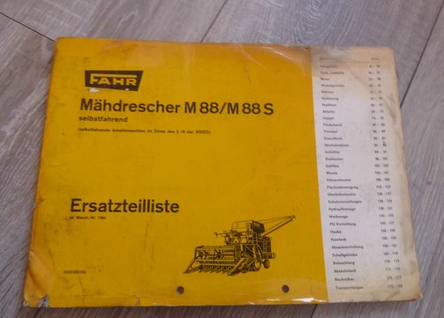 Fahr mähdrescher m88 m88s - mähdrescher,