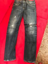 STAFF JEANS - Stretch Damen evtl. Unisex Jeans Gr. 26 Blau destroid