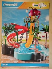 Playmobil Bauanleitung 70609 Family Fun Freizeitpark, A4 , 15 Seiten Top Zustand