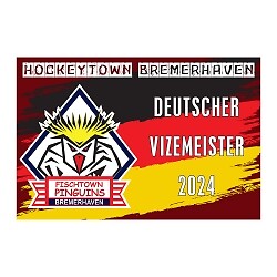 Fischtown pinguins fan fahne - pinguins,