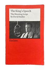 The King's Speech The Shooting Script by David Seidler Reclam Zustand gut