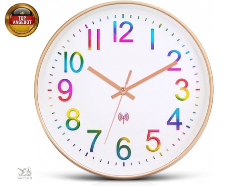 Wanduhr funk lautlos funkuhr - wanduhr,