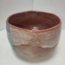 Raku Yaki Ware Aka Chawan