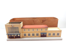 Märklin 419 Bahnhof mit Karton Blech Gebäude Spur H0 Anlage 800 alt 700