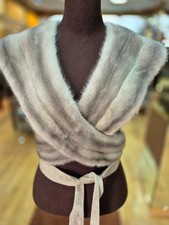 Nerz Mink  Kragen Gürtel Echt