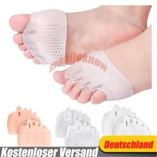 2x Silikon Zehentrenner Zehenspreizer Hammerzehenpolster Korrektur Hallux Valgus
