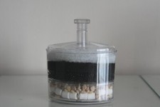 Aquarium kleiner Eckluftfilter