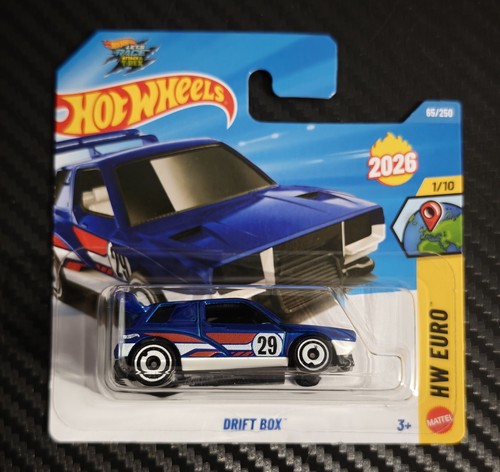 Hot wheels drift - box, blau
