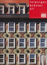 Leipziger Blätter. Heft 57