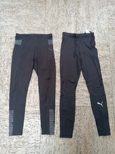 Puma 2x Leggings Schwarz Gr. S