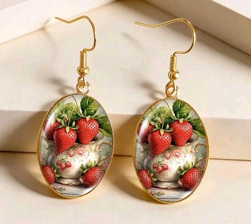 Goldene erdbeer vintage - goldene,