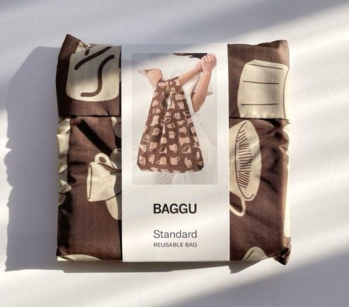 Baggu standard eco bag coffee - baggu, (coffee