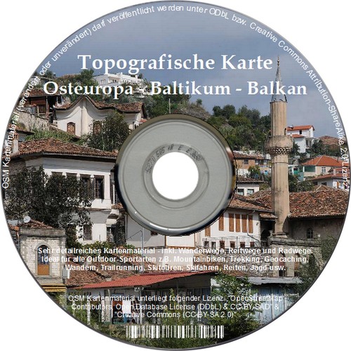 Topo karte für - -, auf