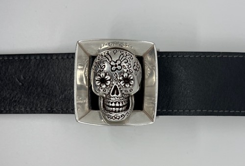 Gürtelschnalle mexican skull - gürtelschnalle,