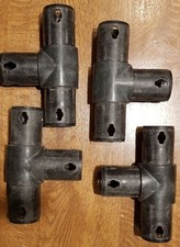 4 Stück QUADRO - Flächenkupplung  3 armig ~ guter Zustand - Typ 00131