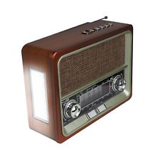 LTC Tragbares Radio Bluetooth FM/AM/SW Mit USB Solarpanel Bluetooth Retro-Geräte