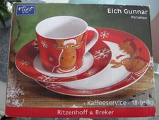 Weihnachtliches Porzellan- Kaffee-Service von Ritzenhoff & Breker für 6 Personen