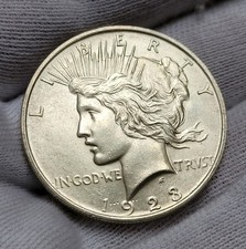 1923 Peace Dollar USA 900er Silbermünze