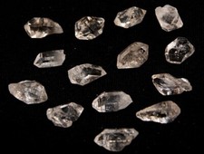 Herkimer Diamantstil Quarz Sammlung 14er Set DT Punkte 10-12 mm 2111