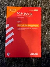 BWL mit Rechnungswesen FOS BOS 12 von Stark Bayern Fachabitur Prüfungsaufgaben