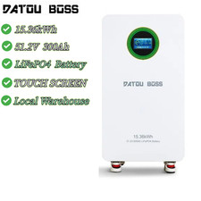 Solar Stromspeicher 15.36kWh Speicher 48V PV Akku 300Ah LiFePO4 Lithium Batterie