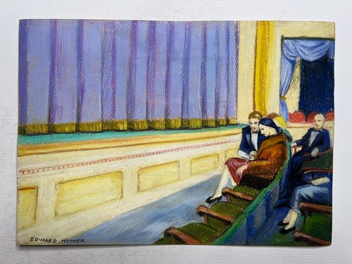 Edward hopper zeichnung auf - zeichnung,