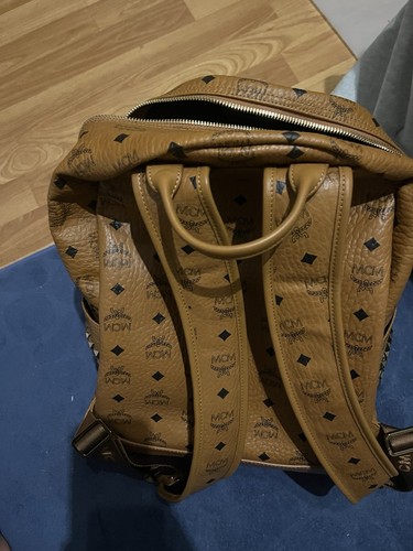 Mcm rucksack beige leder - rucksack,