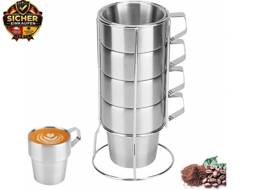 4pcs edelstahltasse - 4pcs,