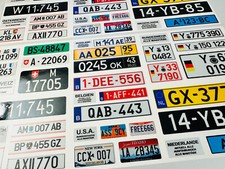 Kennzeichen reflektierend Modellbau RC 1:5 1:12 1:14 1:16 1:8 1:24 1:18 1:10