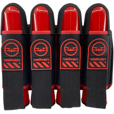 Valken Alpha 4 Paintball 4 Pod Battlepack (schwarz/rot)