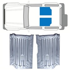 Boden-Reparaturblech für Suzuki Samurai 1981- / Links+Rechts / Satz