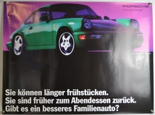 schönes Plakat Poster Porsche