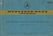 Mercedes LP Lap 323/710 (1964) Fahrgestell und Aufbau Ersatzteilliste
