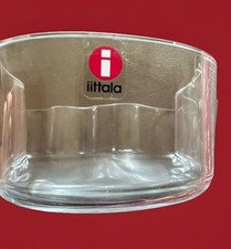 Iittala Alvar Aalto Collection.neu.Schale.Bowl Malja. 195x50mm klar.reduziert