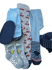 2xSTRUMPFHOSE +1Paar Stoppersocken Gr.62 68 +Baby Home Socks