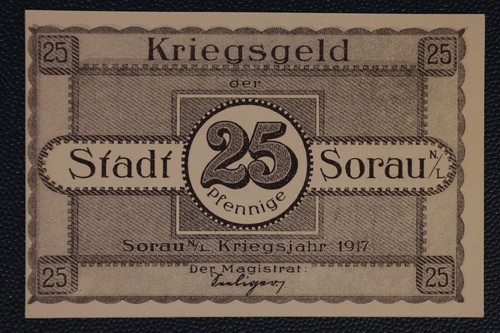 Pfennige stadt sorau - 25,