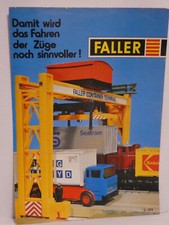 FALLER AMS KATALOG CONTAINER FALTKATALOG 6 SEITEN DIN A 4 TOPZUSTAND NUR AMS