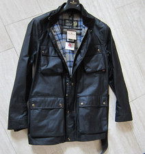Belstaff TrialMaster Professional Jacke gewachste Baumwolle schwarz Gr 56 -NEU-