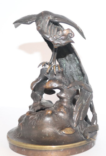 Antike bronze skulptur figur - bronze,