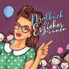 Malbuch für Erzieherinnen, Erzieher | Musterstück Grafik | Taschenbuch | 76 S.