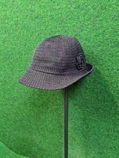 MARKENLOS Sonnenhut / Golf Hut - Damen (Schwarz, Größe: 57 cm, 100 % Polyester)
