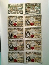 Notgeld, Butzbach, 2x 25 und
