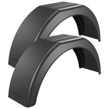 2 x Anhänger Kotflügel Kunststoff 220mm/790mm Schutzblech eckige Ausführung