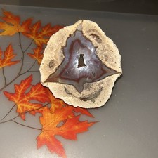 Sehr schöner großer Achat/Mineral St. Egidien, Sachsen mit Druse