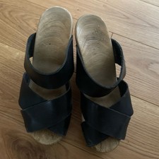 Holz Pantoletten Damen Größe 38