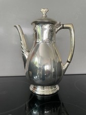 Gerhardi & Co. Zinn Kakaokanne (Albin Müller?) Jugendstil Art Nouveau ca. 1904