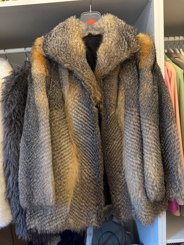 Fuchs pelzmantel grösse m - pelzmantel,,