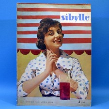 DDR Sibylle 3 1959 Vogue Modezeitschrift Kosmetik Modeschule Leder und Wolle