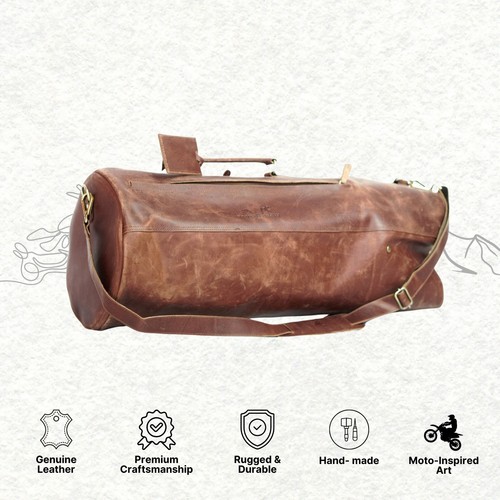 Handgefertigte leder seesack - handgefertigte, |