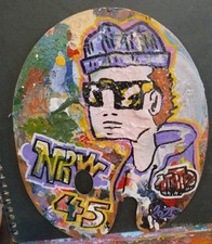 Graffiti Unikat Figur Auf